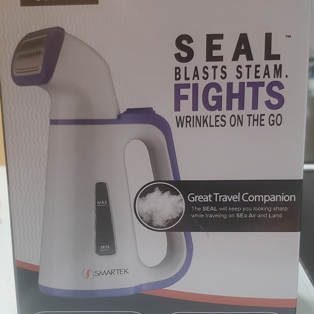 Smartek Handheld Steamer white & purple